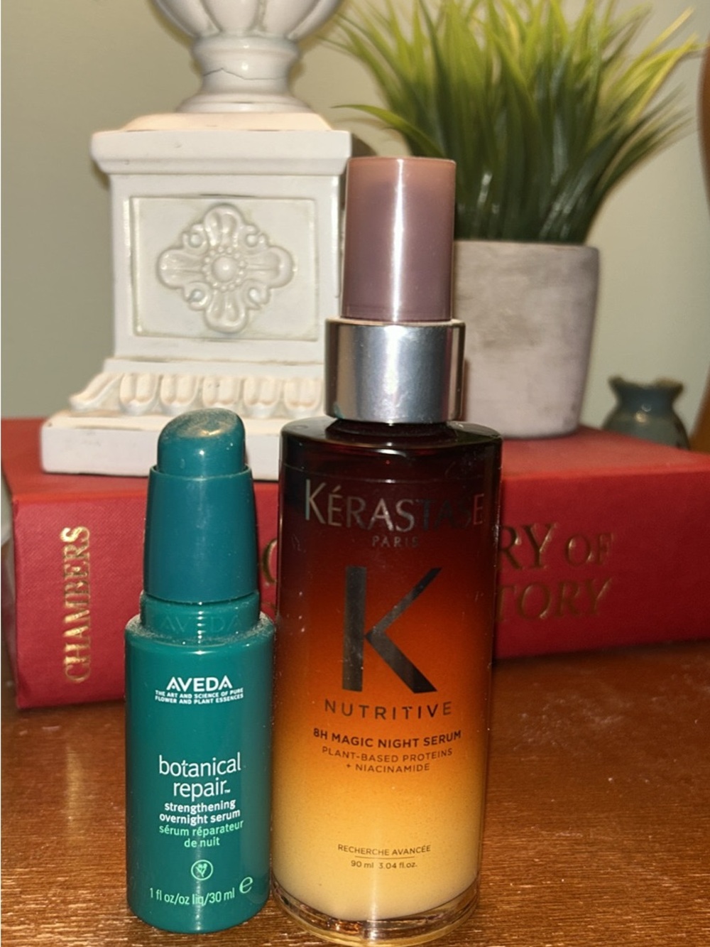 Kerastase + Mini Aveda Night Hair Serums